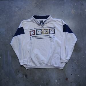 Vintage 90s Weiss Art Austrailia Koala Kangaroo Emu Wombat Sweatshirt Womens L